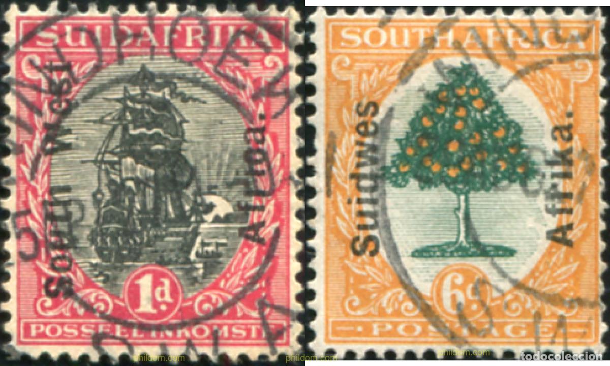 Sellos: 794594 USED SUR OESTE AFRICANO 1927 SERIE BASICA