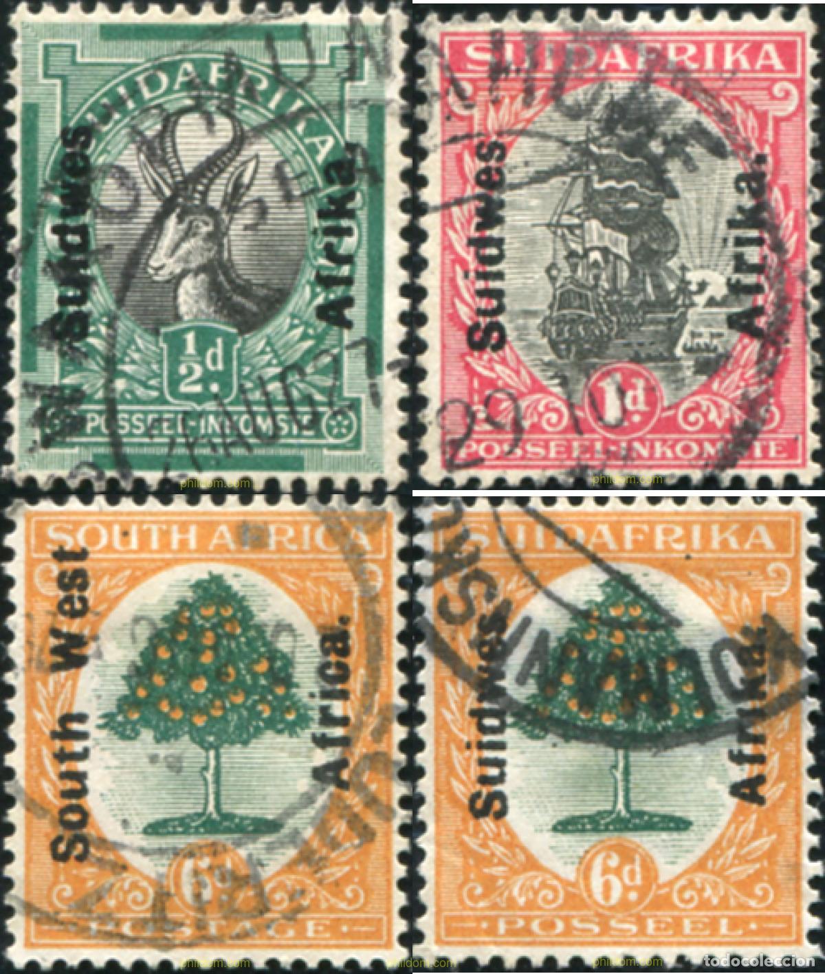 Sellos: 794593 USED SUR OESTE AFRICANO 1926 SERIE BASICA