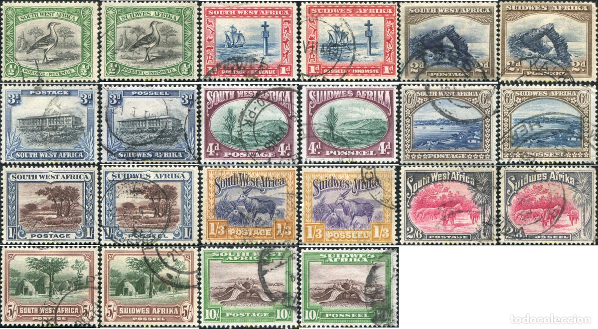 Sellos: 794614 USED SUR OESTE AFRICANO 1931 MOTIVOS VARIOS