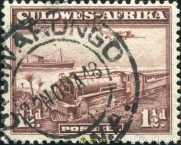 Sellos: 794619 USED SUR OESTE AFRICANO 1936 LOCOMOTORA