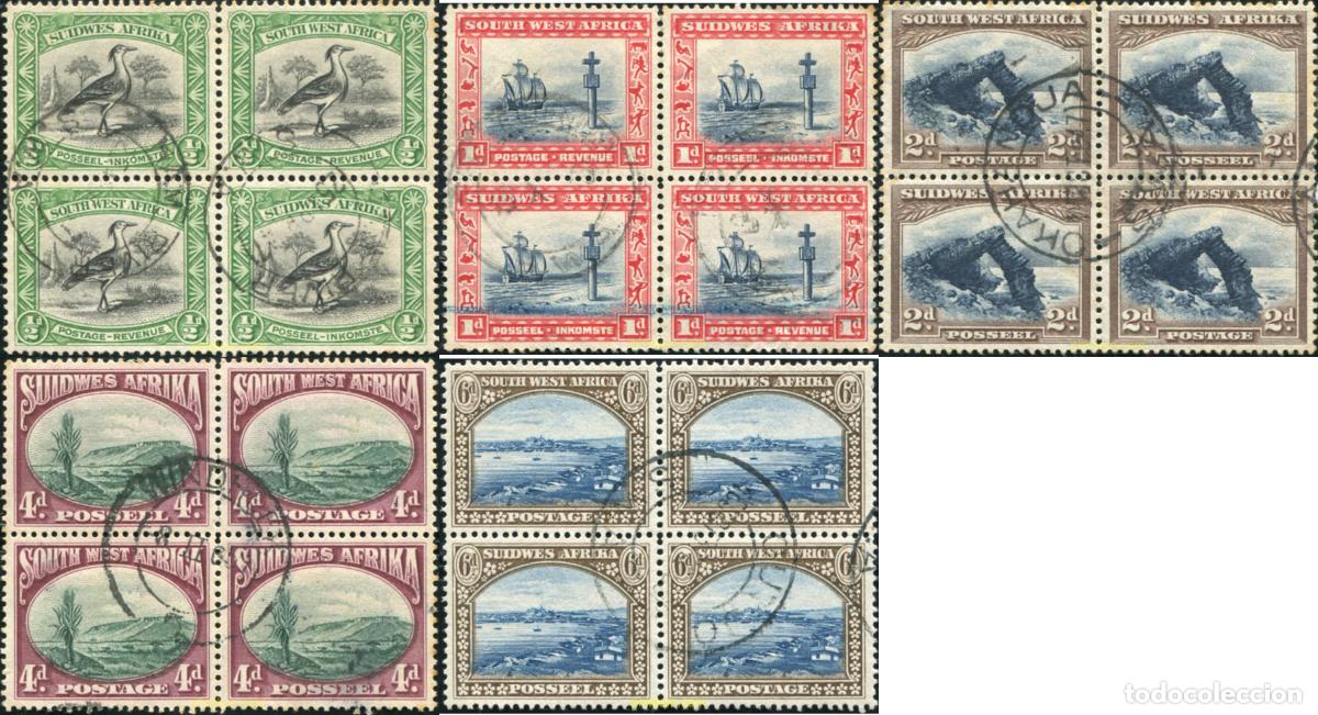 Sellos: 794628 USED SUR OESTE AFRICANO 1931 MOTIVOS VARIOS