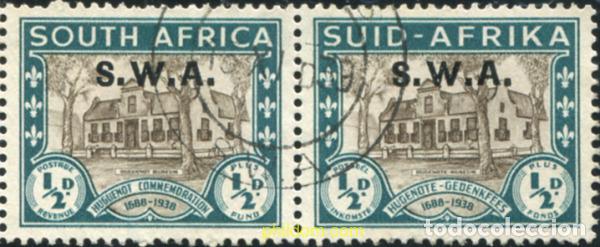 Sellos: 794681 USED SUR OESTE AFRICANO 1939 250 ANIVERSARIO DEL DESEMBARCO DE LOS PRIMEROS COLONOS