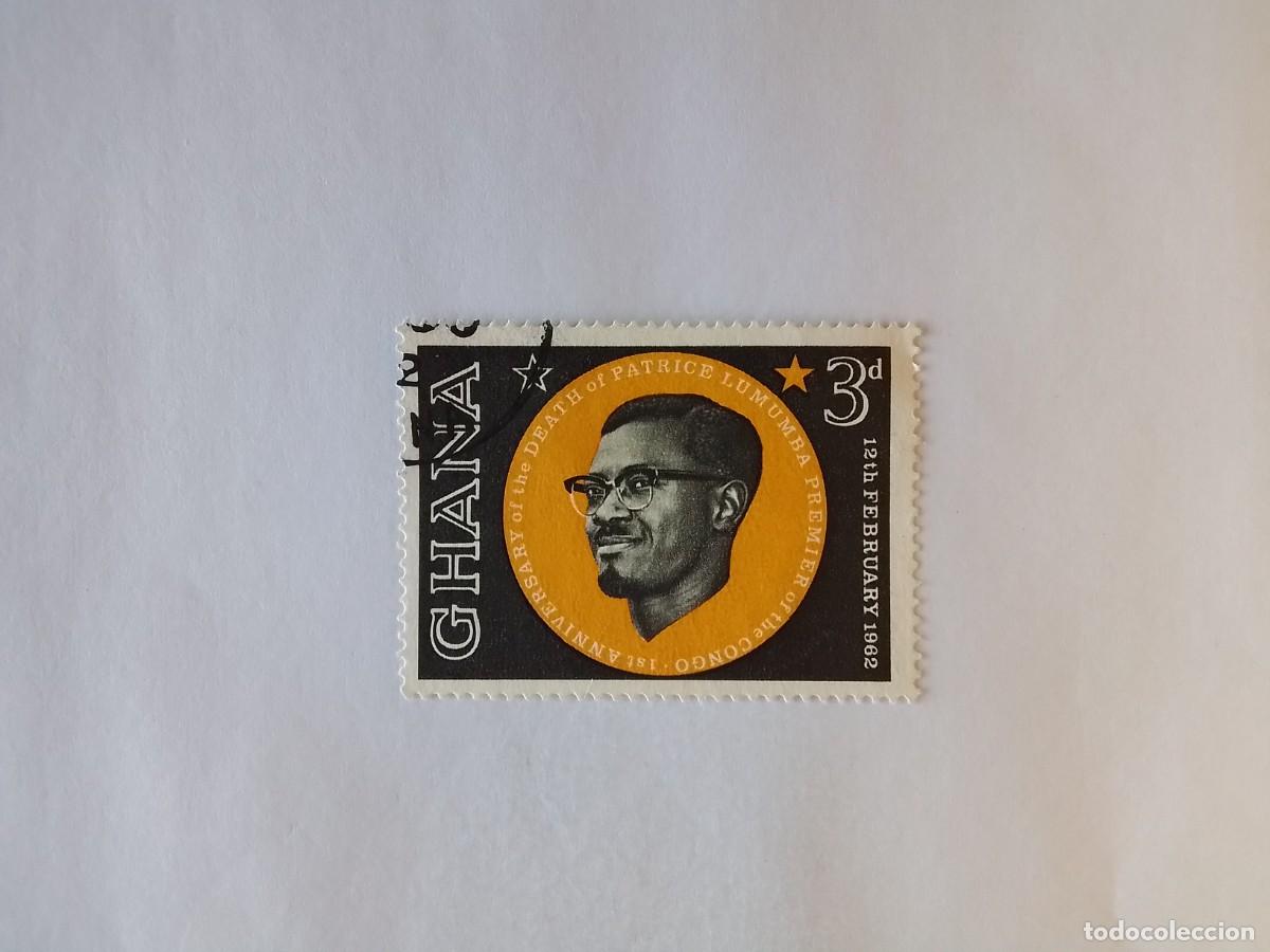 Timbres: A&Ntilde;O 1962 GHANA SELLO USADO