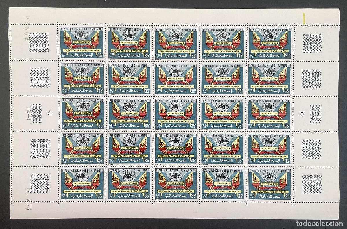 Briefmarken: Mauritania 1973 YT 306 programa alimentario mundial ONU