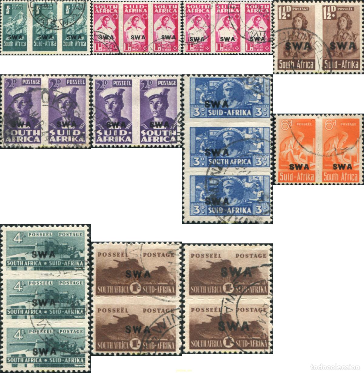 Sellos: 794688 USED SUR OESTE AFRICANO 1942 SERIE BASICA