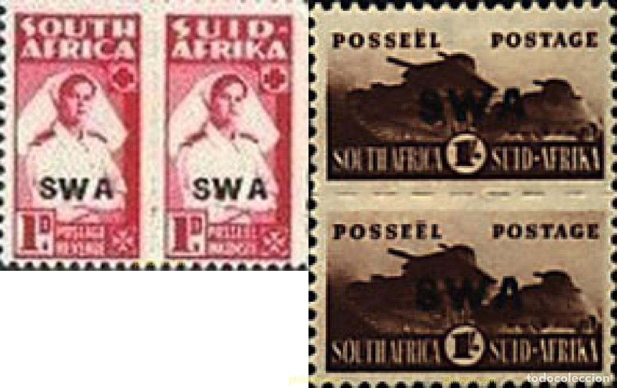 Sellos: 773829 HINGED SUR OESTE AFRICANO 1942 SERIE BASICA
