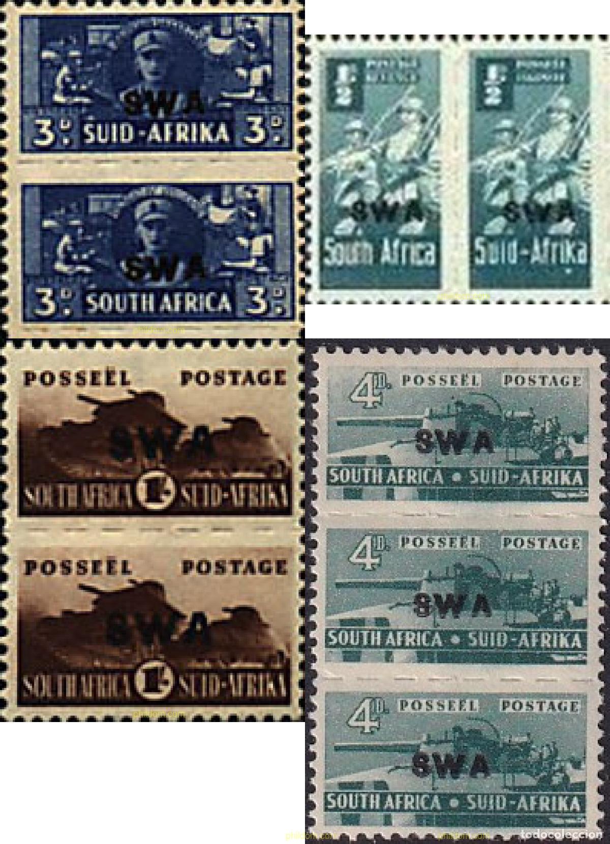 Sellos: 773828 MNH SUR OESTE AFRICANO 1942 SERIE BASICA