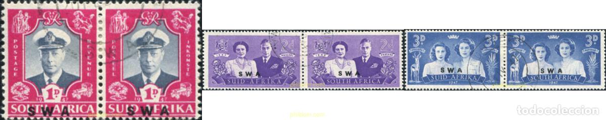 Sellos: 794691 USED SUR OESTE AFRICANO 1947 FAMILIA REAL