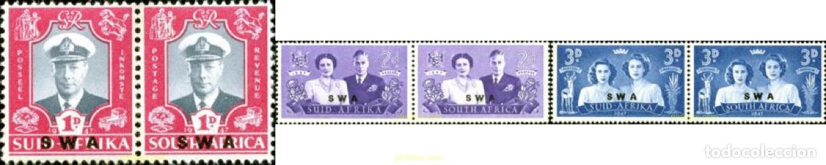 Sellos: 363408 MNH SUR OESTE AFRICANO 1947 FAMILIA REAL