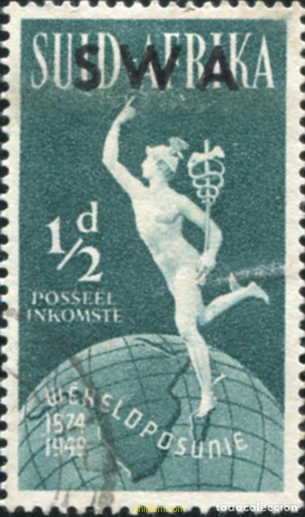 Sellos: 794699 USED SUR OESTE AFRICANO 1949 75 ANIVERSARIO DE LA UPU