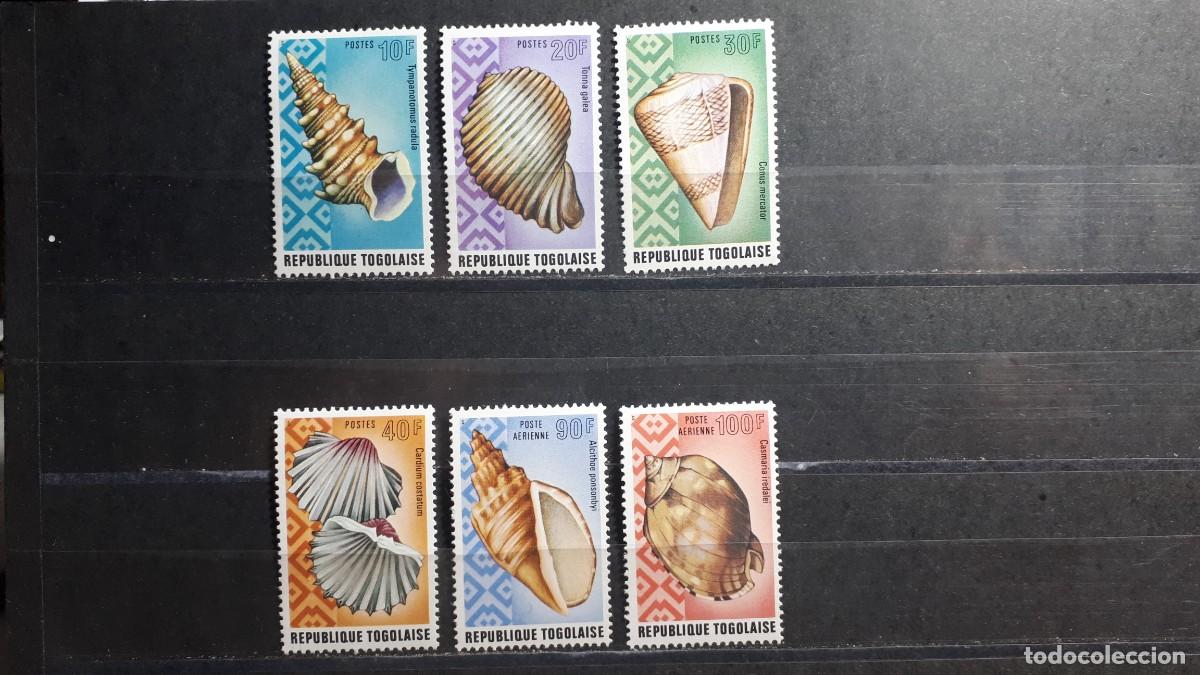 Sellos: TOGO. A&Ntilde;O 1974. **. YVERT 818/21, a&eacute;reo 237/8