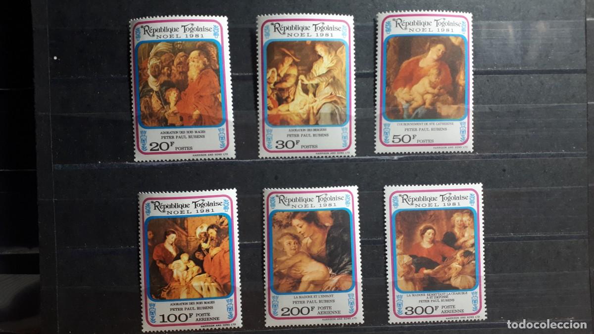 Sellos: TOGO. A&Ntilde;O 1981. **. YVERT 1059/61. A&eacute;reo 458/60