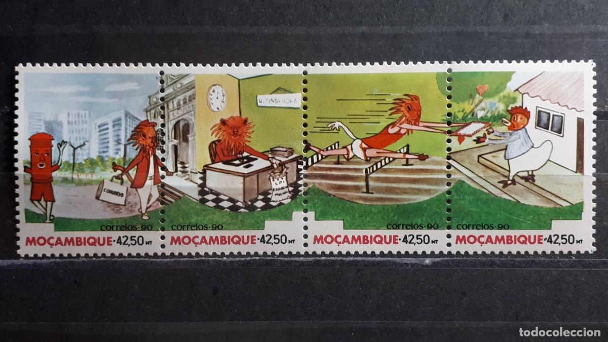 Sellos: MOZAMBIQUE. A&Ntilde;O 1990. **. YVERT 1180/3