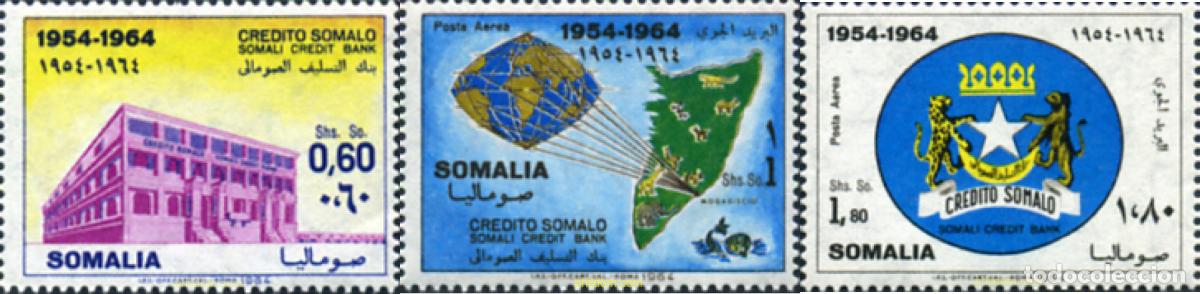 Sellos: 363251 MNH SOMALIA 1964 BANCOS