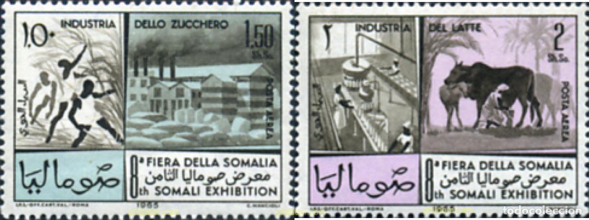 Sellos: 668278 HINGED SOMALIA 1965 8 FERIA INTERNACIONAL.