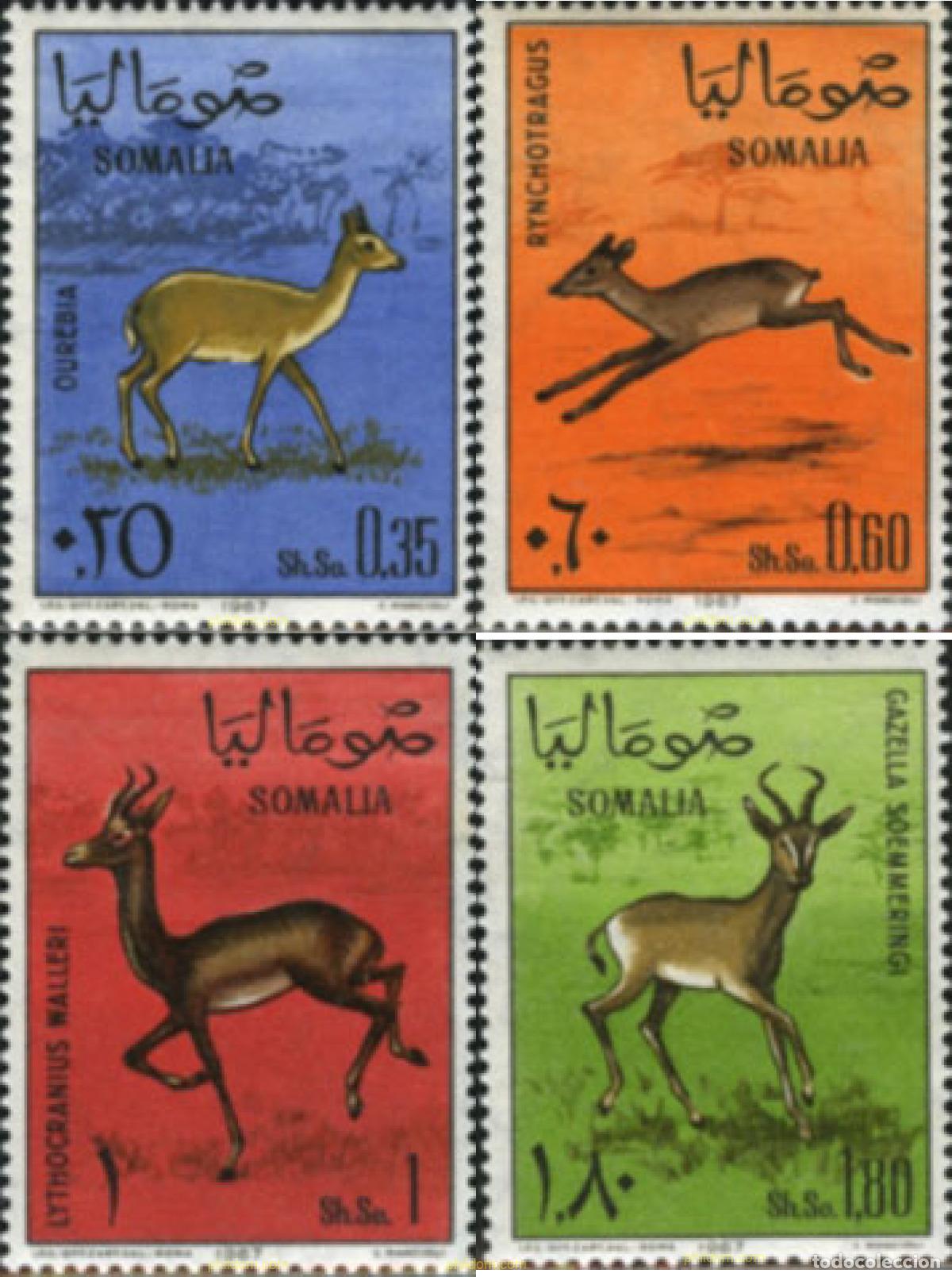 Sellos: 30246 MNH SOMALIA 1967 GACELAS