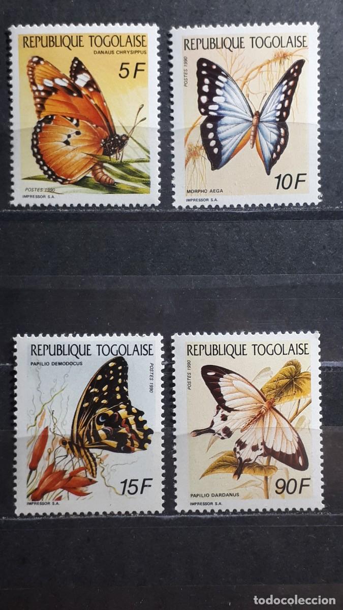Sellos: TOGO. A&Ntilde;O 1990. **. YVERT 1289/92