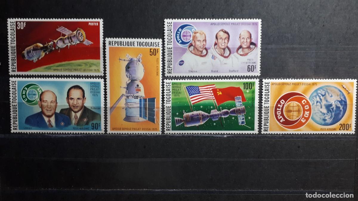 Sellos: TOGO. A&Ntilde;O 1975. **. YVERT 850. A&eacute;reo 259/63
