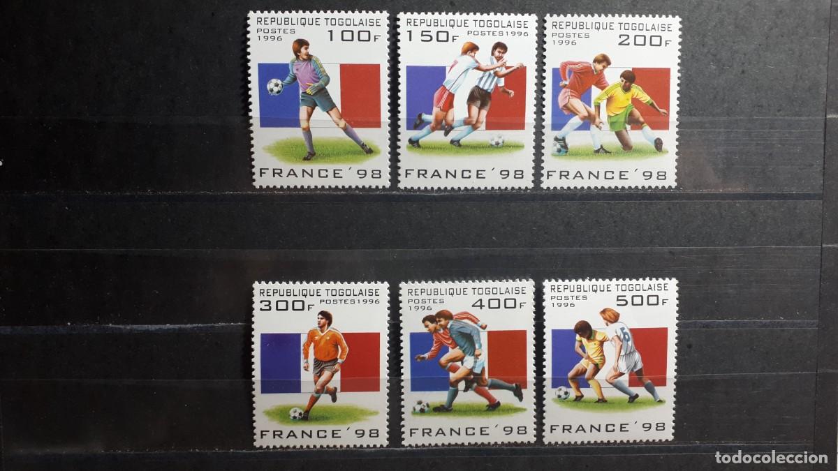 Sellos: TOGO. A&Ntilde;O 1996. **. YVERT 1439/44