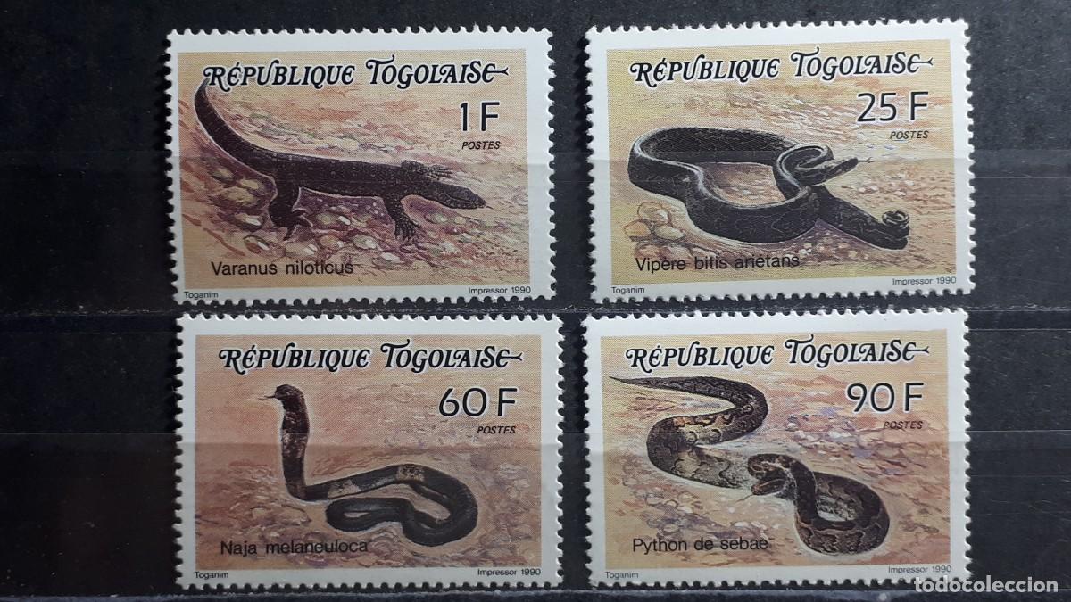 Sellos: TOGO. A&Ntilde;O 1990. **. YVERT 1293/6
