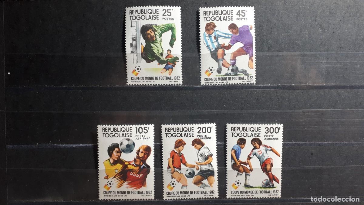 Sellos: TOGO. A&Ntilde;O 1982. **. YVERT 1074/5. A&eacute;reo 473/5