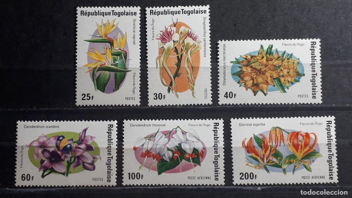 Sellos: TOGO. A&Ntilde;O 1975. **. YVERT 827/30. A&eacute;reo 244/5