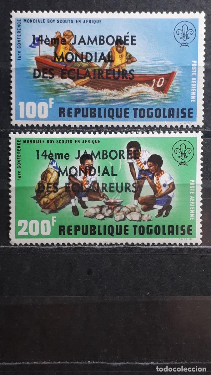 Sellos: TOGO. A&Ntilde;O 1975. **. YVERT A&eacute;reo 270/1