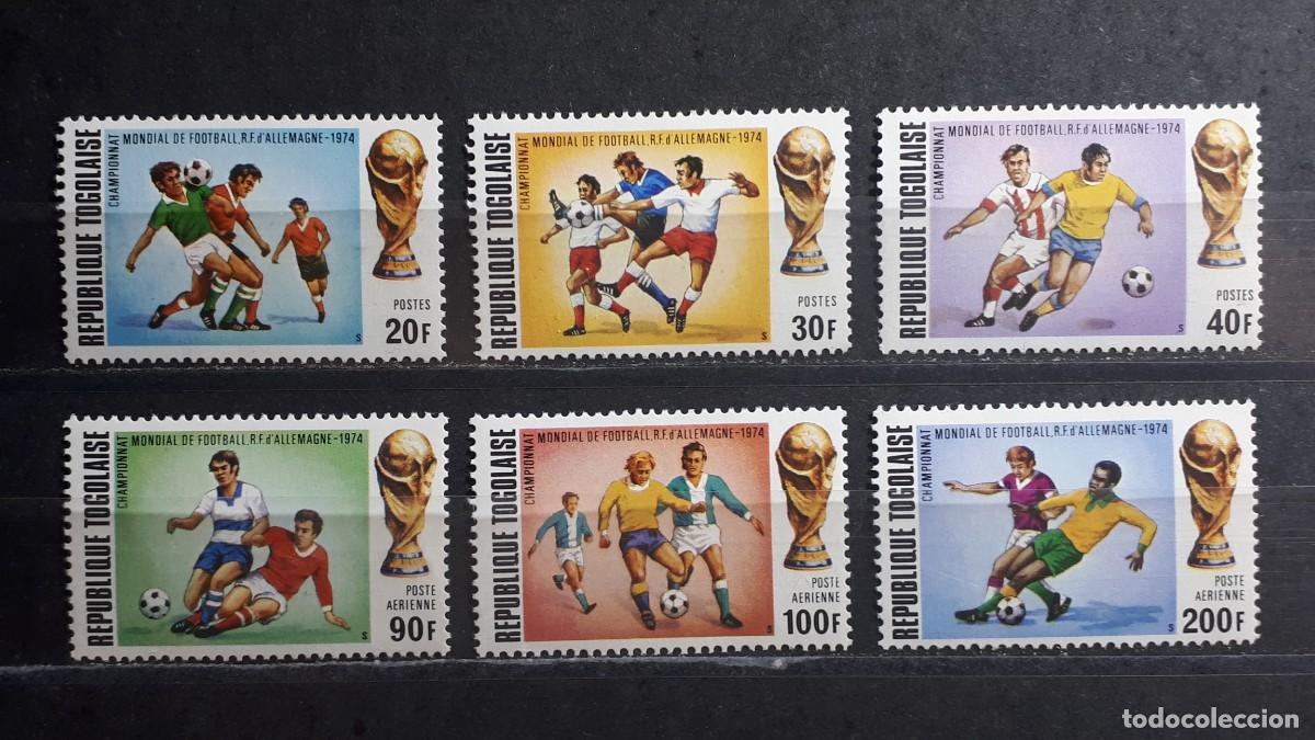 Sellos: TOGO. A&Ntilde;O 1974. **. YVERT 796/8. A&eacute;reo 216/8