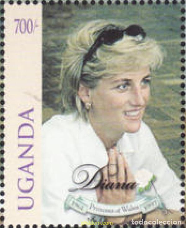 Sellos: 684444 MNH UGANDA 1998 PRINCESA DIANA DE GALES
