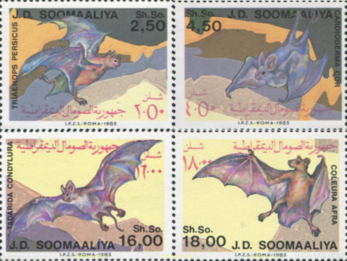 Stamps: 30257 MNH SOMALIA 1985 MURCIELAGOS