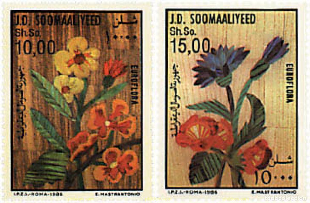 Sellos: 93640 MNH SOMALIA 1986 EUROFLORA 86. EXPOSICION FLORAL INTERNACIONAL