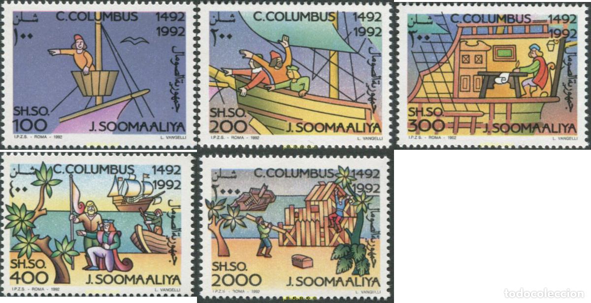 Sellos: 699029 MNH SOMALIA 1992 500 ANIVERSARIO DEL DESCUBRIMIENTO DE AMERICA