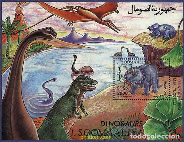 Sellos: 50021 MNH SOMALIA 1993 FAUNA PREHISTORICA