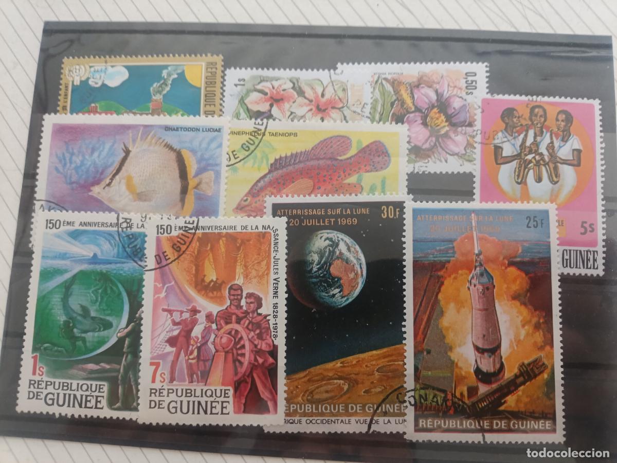 Sellos: Guinea. Lote de sellos