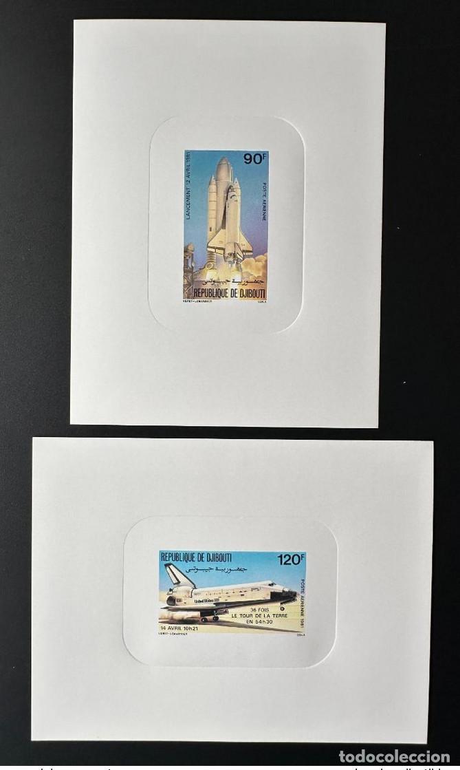 Sellos: Yibuti 1981 Mi. 312 - 313 Transbordador espacial de lujo para eventos