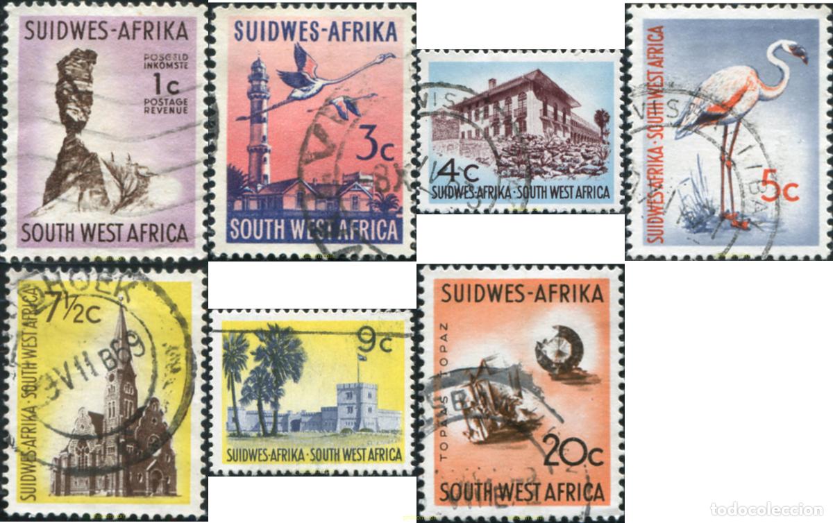 Sellos: 794831 USED SUR OESTE AFRICANO 1967 SELLOS DE 1961-62