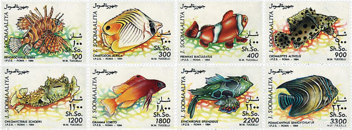 Sellos: 58181 MNH SOMALIA 1994 PECES