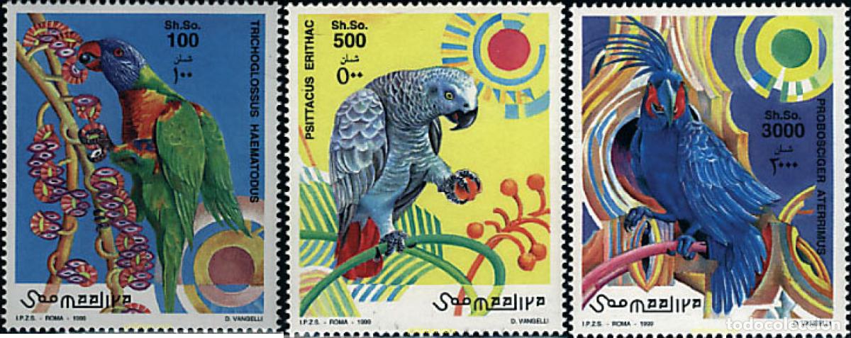 Sellos: 76629 MNH SOMALIA 1999 LOROS