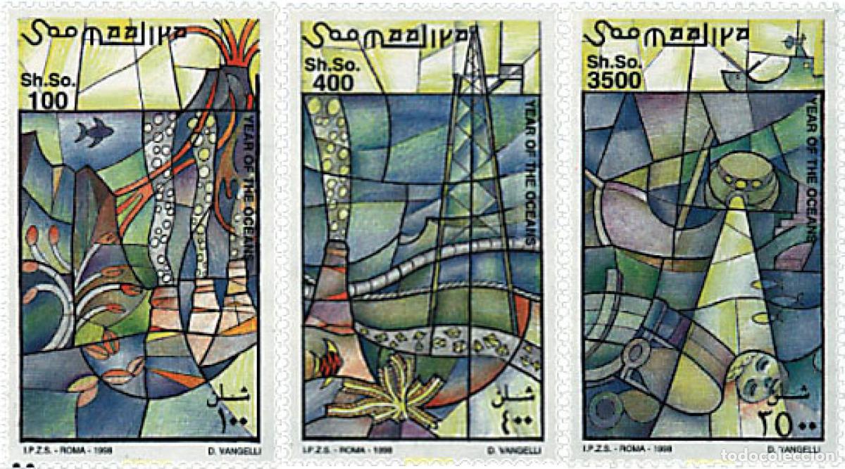Sellos: 76618 MNH SOMALIA 1998 A&Ntilde;O INTERNACIONAL DE LOS OCEANOS