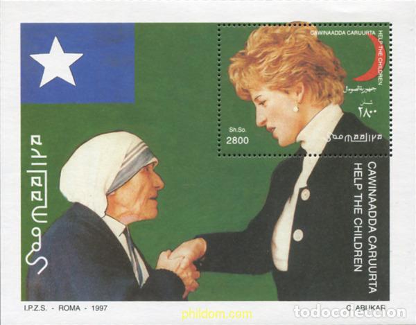 Sellos: 751826 MNH SOMALIA 1998 HOMENAJE A DIANA PRINCESA DE GALES (1961-1997)
