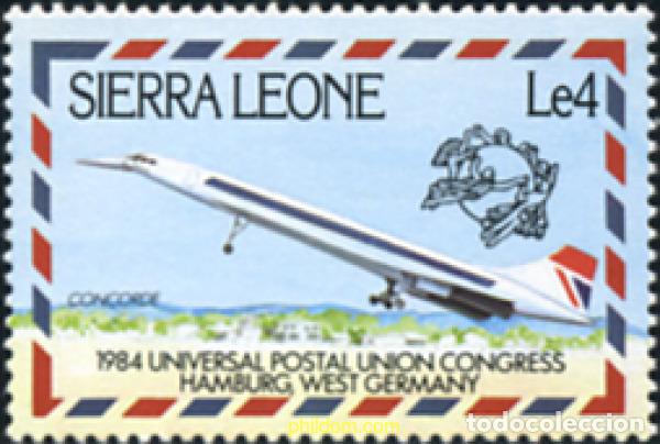 Sellos: 48294 MNH SIERRA LEONA 1984 19 CONGRESO DE LA UPU EN HAMBURGO