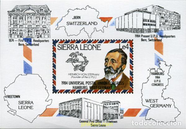 Sellos: 46790 MNH SIERRA LEONA 1984 19 CONGRESO DE LA UPU EN HAMBURGO
