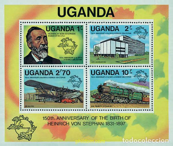 Sellos: 59581 MNH UGANDA 1981 150 ANIVERSARIO DE H. VON STEPHAN