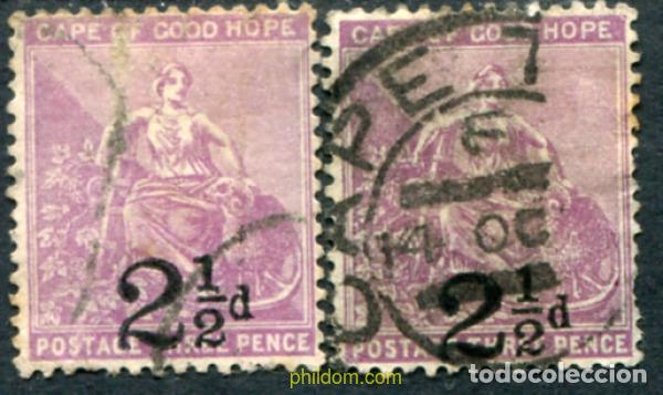 Sellos: 794976 USED CABO DE BUENA ESPERANZA 1891 ESPERANZA. SELLO SOBRECARGADO