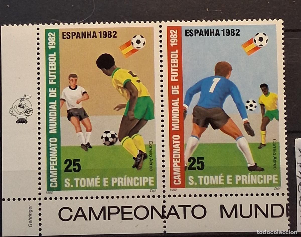 Sellos: SANTO TOM&Eacute; Y PR&Iacute;NCIPE, 1982, CAT.YT. PA.24 Y PA.25.