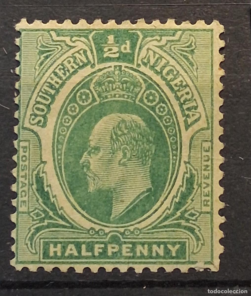 Sellos: NIGERIA DEL SUR, 1907, CAT.YT. NL.