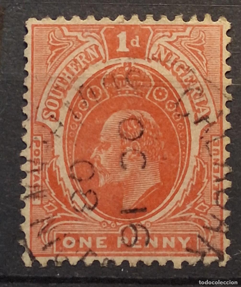 Sellos: NIGERIA DEL SUR, 1907, CAT.YT. 33.
