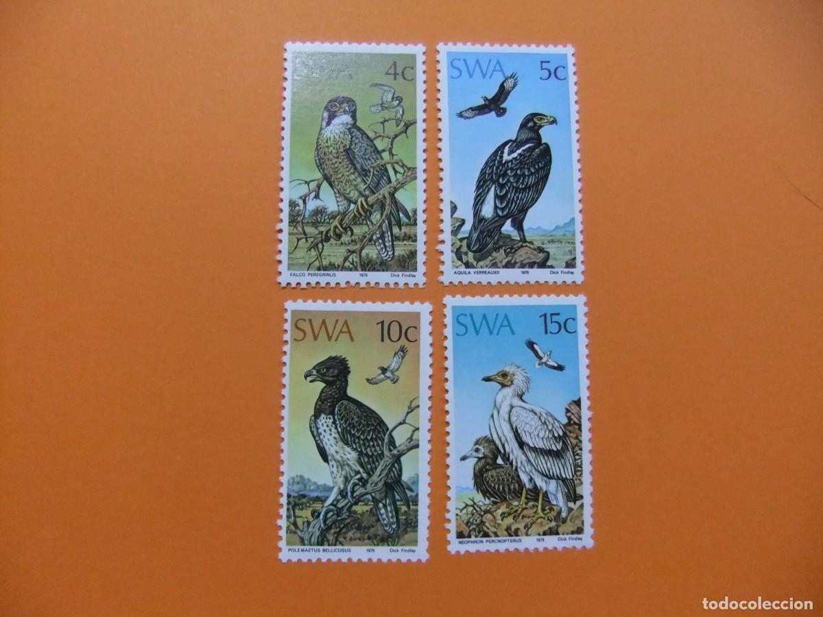 Sellos: 48 SWA SUIDWES AFRIKA - SOUTH WEST AFRICA 1975 / FAUNA PAJAROS / YVERT 347 / 350 MNH