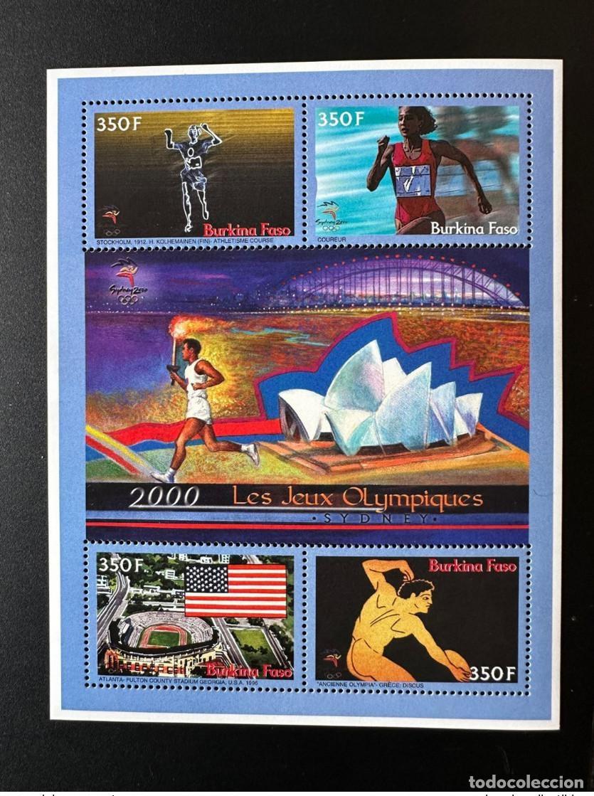 Sellos: Burkina Faso 2000 Mi. 1784 - 1787 Juegos Ol&iacute;mpicos de Verano S&iacute;dney
