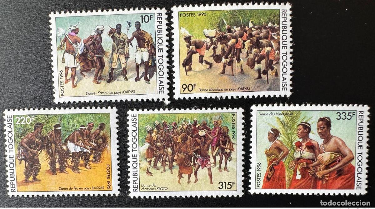 Sellos: Togo 1996 Mi. 2461 - 2465 Danza